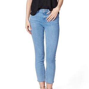 PAIGE Hoxton Skinny Crop Size 29 ✨ Skylee Torn Back Hem